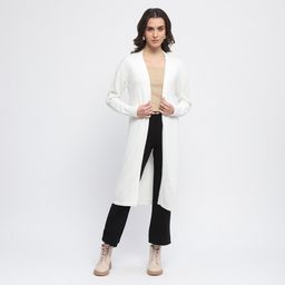 Madame - Womens Open Front Off White Shrug