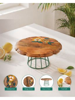 Chumbak - Yellow Graphic Cake Stand
