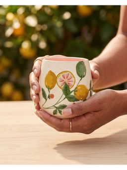 Chumbak - Yellow Graphic Espresso Kulhad