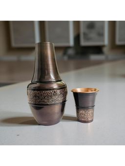 Lupaava - Multi-Color Solid Water Pot With Glass