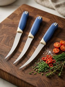 YELONA - Silver Solid Knife (Pack of 3)