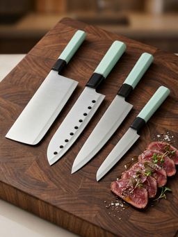 YELONA - Silver Solid 4 Knife (Pack of 4)