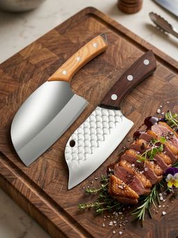 YELONA - Silver Solid Knife (Pack of 2)