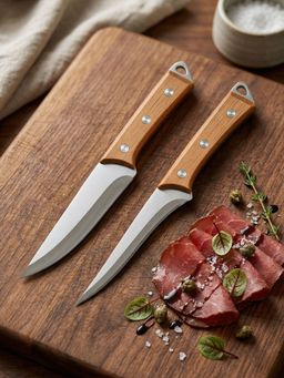 YELONA - Silver Solid Knife (Pack of 2)