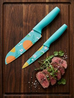 YELONA - Turquoise Floral Knife (Pack of 2)