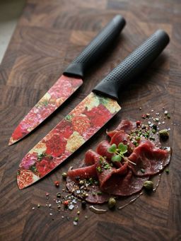 YELONA - Red Floral Knife (Pack of 2)
