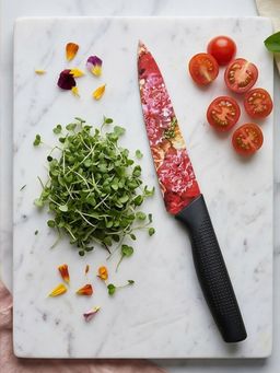 YELONA - Red Floral Knife