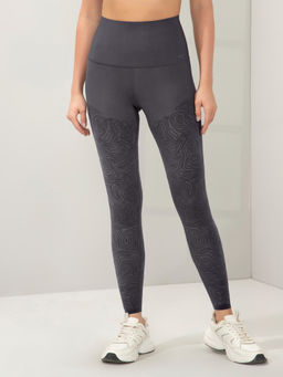 Amante - Women Grey Skinny Fit Tights with Blood Circulation Panels