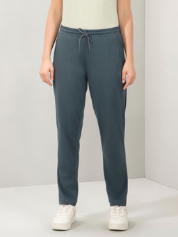 Amante - Women Grey Mid Rise Relaxed Fit Full Length Trackpant