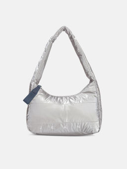 Tommy Hilfiger - Grey Nylon Solid Handbag