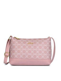 Lavie - Pink Synthetic Leather Printed Slingbag