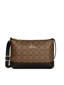 Lavie - Khaki Synthetic Leather Printed Slingbag