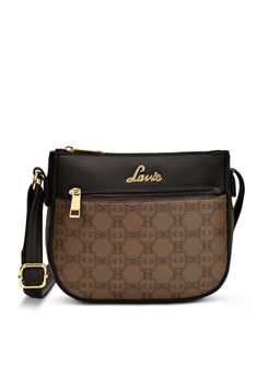 Lavie - Khaki Synthetic Leather Printed Slingbag