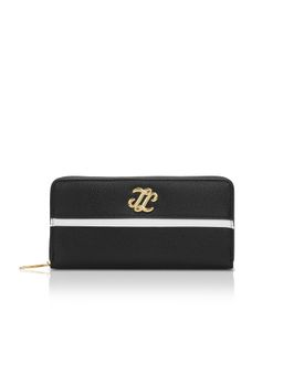 Lavie Signature - Black Synthetic Leather Colorblock Wallet