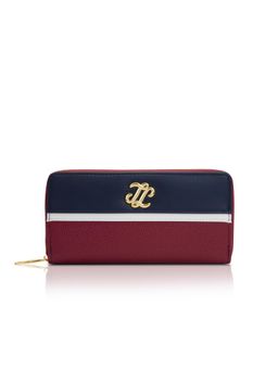 Lavie Signature - Red Synthetic Leather Colorblock Wallet