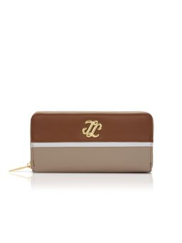 Lavie Signature - Brown Synthetic Leather Colorblock Wallet
