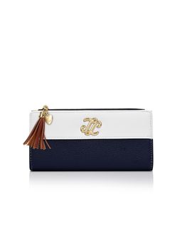 Lavie Signature - Navy Blue Synthetic Leather Colorblock Wallet