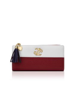 Lavie Signature - Red Synthetic Leather Colorblock Wallet