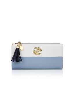 Lavie Signature - Blue Synthetic Leather Colorblock Wallet