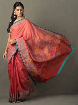 Fabindia - Silk Matka Jamdani Sari