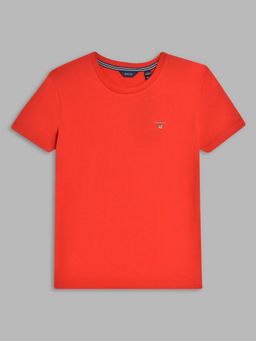 GANT - Kids Boys Red Solid T-shirt