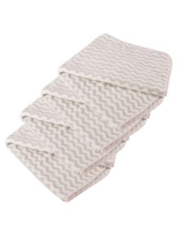 Black Gold - Hand Towel-Napkin 350 Gsm Grey (Pack of 4)