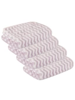 Black Gold - Hand Towel-Napkin 350 Gsm Purple (Pack of 4)