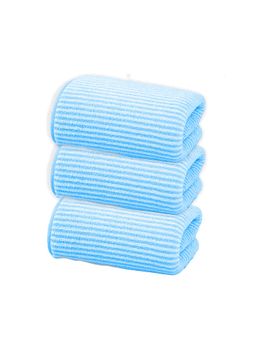 Black Gold - Face & Hand Towel For Bathroom, Kitchen, Gym & Travel Blue (Pack of 3)