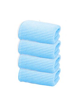 Black Gold - Face & Hand Towel For Bathroom, Kitchen, Gym & Travel Blue (Pack of 4)