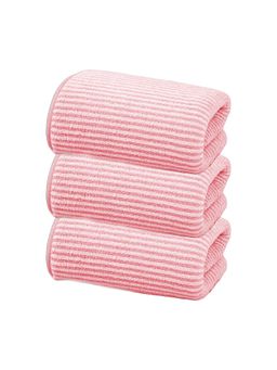 Black Gold - Face & Hand Towel For Bathroom, Kitchen, Gym & Travel Pink (Pack of 3)