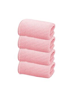 Black Gold - Face & Hand Towel For Bathroom, Kitchen, Gym & Travel Pink (Pack of 4)
