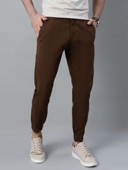 Cantabil - Men Brown Solid Jogger