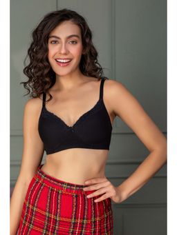 Chelvet - Women's Non-Padded Non-Wired Medium Coverage Bra | Everyday Cotton-Spandex Comfort