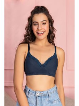 Chelvet - Women's Non-Padded Non-Wired Medium Coverage Bra | Everyday Cotton-Spandex Comfort