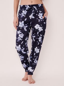 La Vie En Rose - Satin Floral Pants