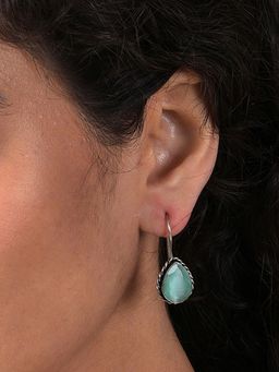 Sohi - Women Tear Drop Earrings - Blue