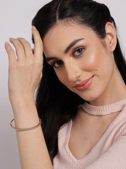 Sohi - Women Crystal Gold Hoop Earrings