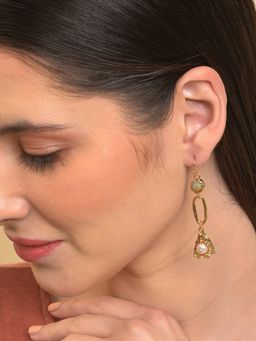 Sohi - Women Pearl Drop Earrings - White