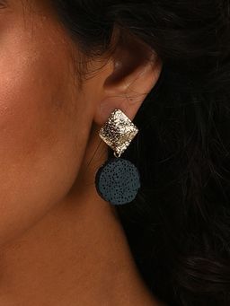 Sohi - Gold Plated Designer Drop Earring