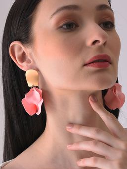 Sohi - Gold Plated Designer Drop Earring