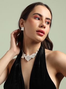 Sohi - Square Swirl Jewellery Set