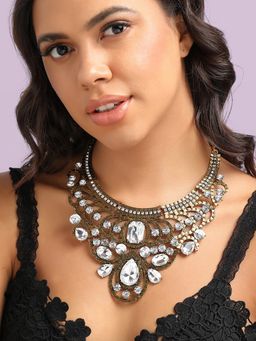 Sohi - Maxi Stone Metallic Necklace