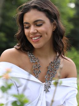 Sohi - Crystal Flora Necklace