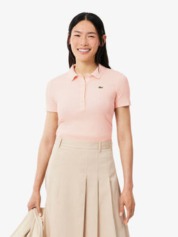 Lacoste - Slim Fit L.12.D Ribbed Cotton Polo Shirt