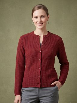 CAYMAN - Women Cable Knit Woollen Cardigan