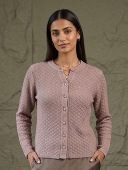 CAYMAN - Women Cable Knit Woollen Cardigan