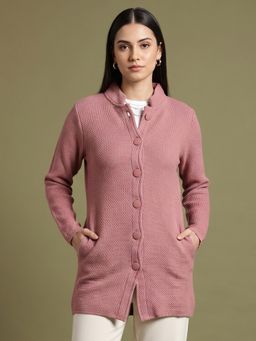 CAYMAN - Women Woollen Longline Cardigan