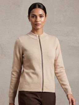 CAYMAN - Women Self Design Woollen Cardigan