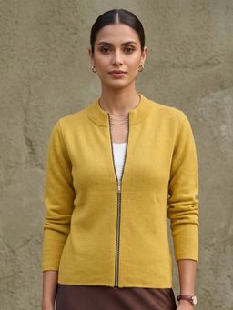 CAYMAN - Women Self Design Woollen Cardigan