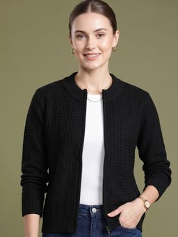 CAYMAN - Women Cable Knit Woollen Cardigan